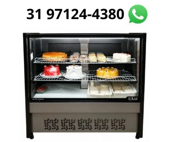 Balcão de Tortas 1,25M Ar Forçado Polar