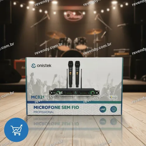 Microfone sem fio profissional - com frequência de infravermelha MC821 - entrega grátis