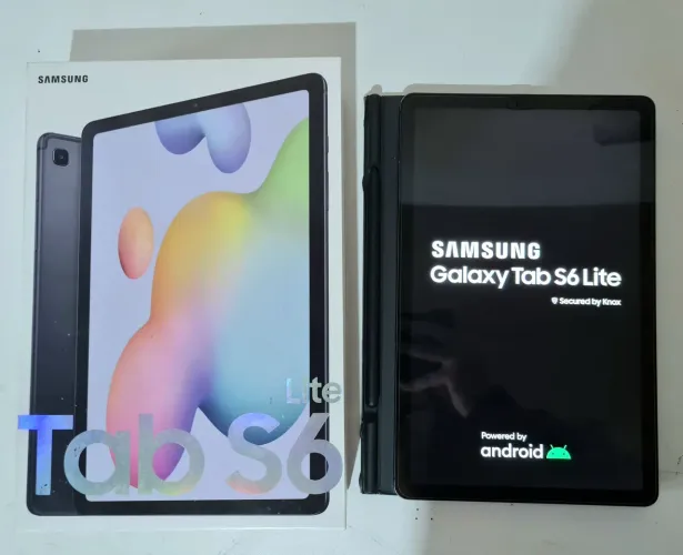 Tablet Samsung S6 Lite 64gb LTE Rede de Celular