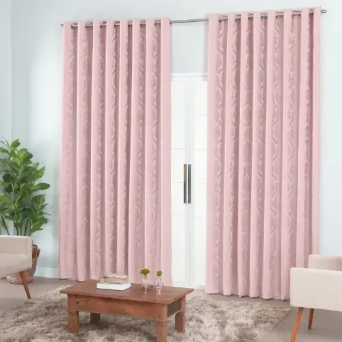 Cortina Corta Luz 4,00m x 2,50m Rosa - Pronta Entrega