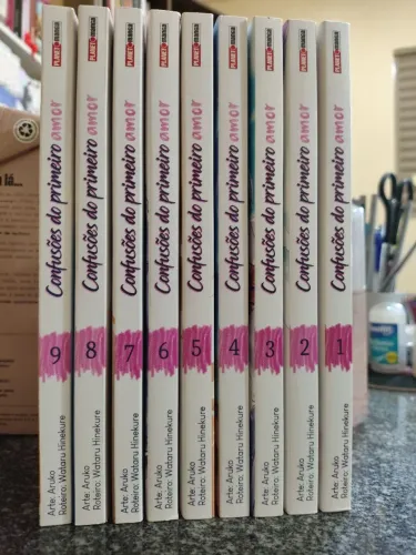 Mangá Confusões do primeiro amor (completo volumes de 1 a 9)