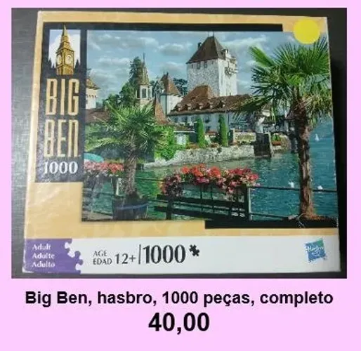 Quebra cabeça 1000 big ben