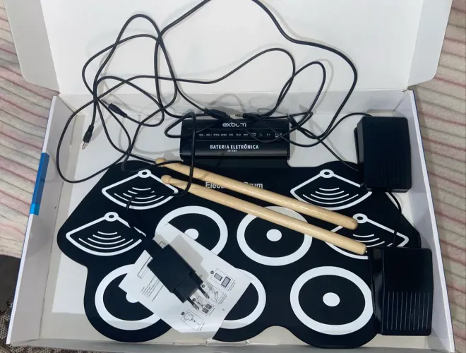 Bateria eletrônica musical emt-s309