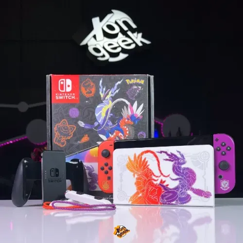Nintendo Switch OLED Pokemon SEMINOVO | Parcele SEM JUROS! - Aceitamos OLXPAY | Garantia