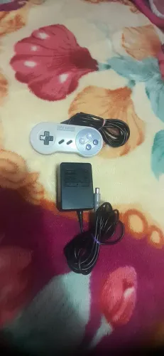 fonte e controle original super nintendo 