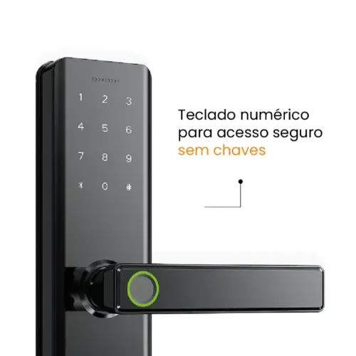 Fechadura Digital Biometria - Senha - WIFI - TAG
