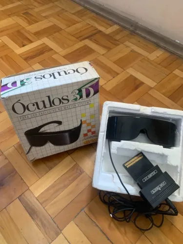 Óculos 3D Master System - SEGA (na caixa)