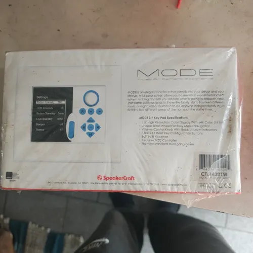 Teclado híbrido para som multiroom Speakctaft