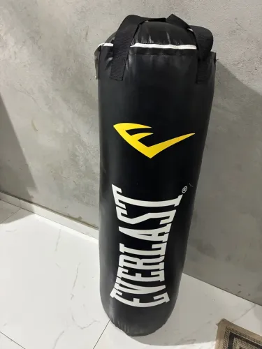 Saco De Pancada Everlast 80 Libras Cheio 110 X 32 Cm + suporte Barra fixa