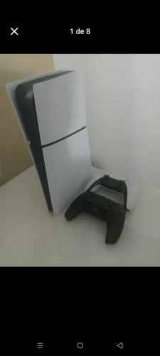 PlayStation 5 (PS5) + 2 Controles DualSense + 2 Jogos - Seminovo