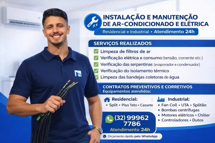 Instalação e Manutenção de Ar-Condicionado e Elétrica