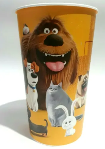 Lindo copo exclusivo Cinema Playarte de Pets A Vida Secreta dos Bichos