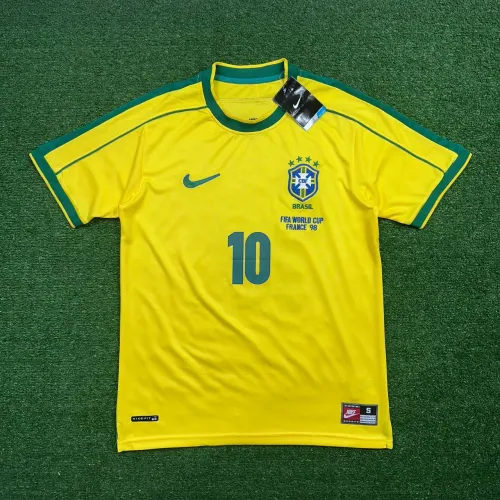 camisa brasil 98 retro
