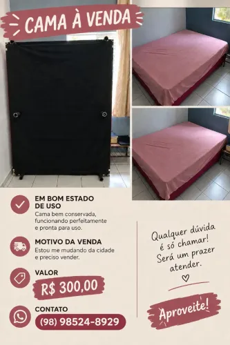 Cama box casal
