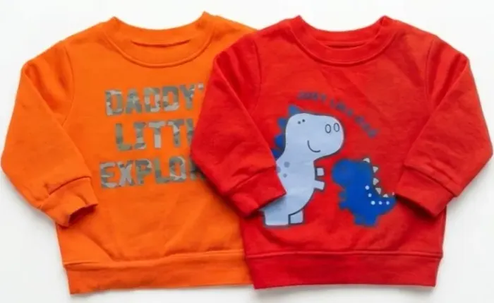 Blusas de moletom Garanimals tamanhos 6, 9 e 12 meses importadas (Desapego)