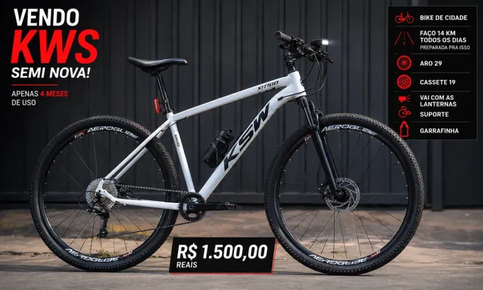 Bike semi nova somente Pix avista