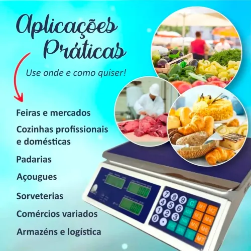 OFERTA - Balança Digital Automática 40 Kg 
