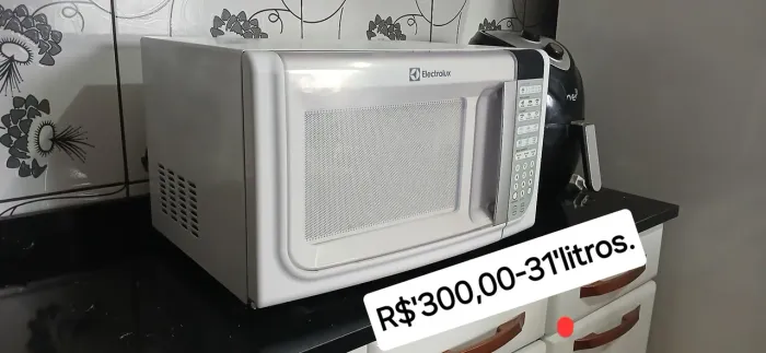 Microondas electrolux 31.litros conservador