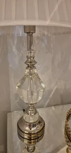 Abajur base cristal