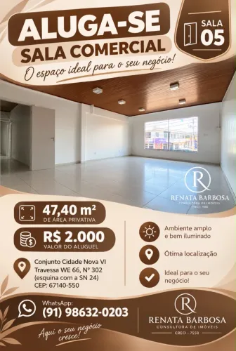 Sala comercial Aluguel