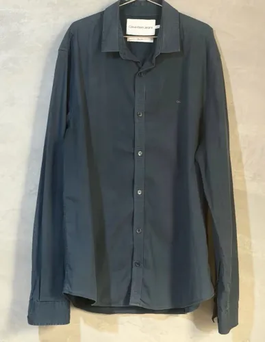 Camisa de botões Calvin Klein G