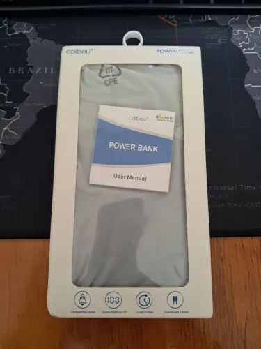 Powerbank 10.000mAh Coibeu com carregamento rápido