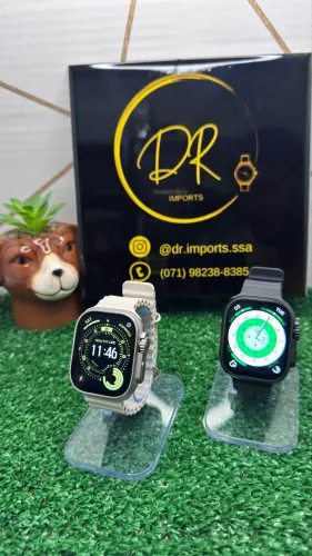 Smartwatch Microwear Lançamento U5 49mm Ultra série 11 responde WhatsApp