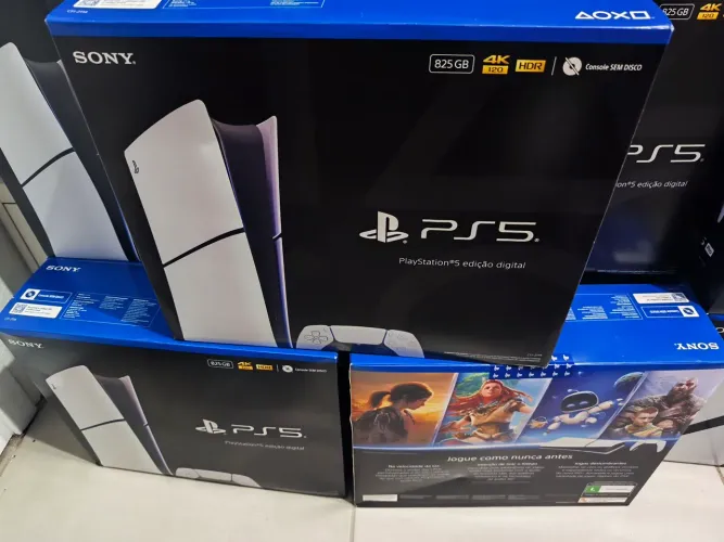 PS5 slim edição digital lacrado