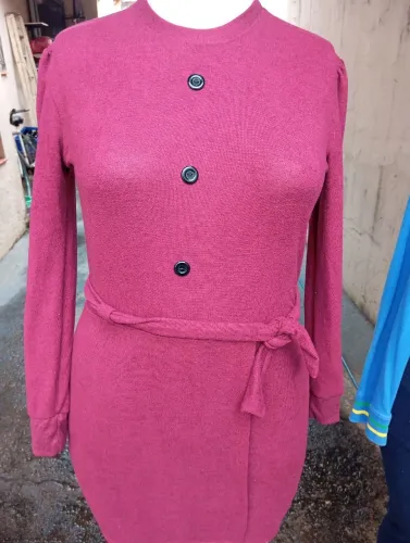 Vestido com manga 