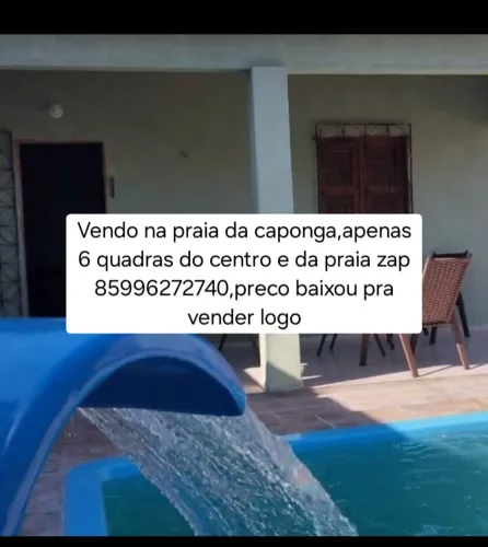 Vendo esta casa na praia da caponga, Casa ampla,ventilada,moradia tranquila,ótima moradia,