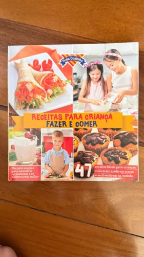 livro de receitas para criança fazer e comer
