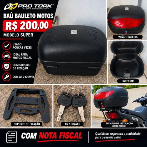 Baú para motos