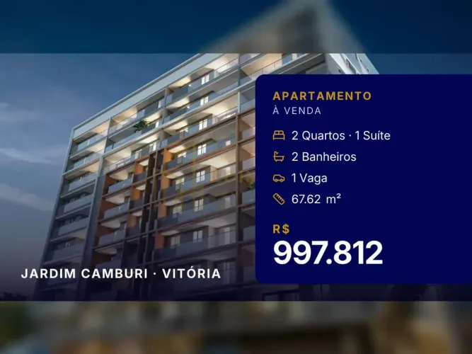 Viva o melhor de Jardim Camburi: apartamento com lazer e conforto!