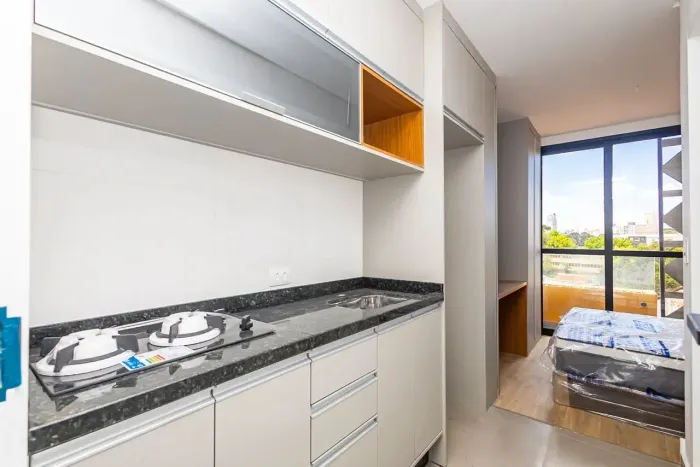 Studios Novos, pronto para morar ou investir, perto do Centro Civico
