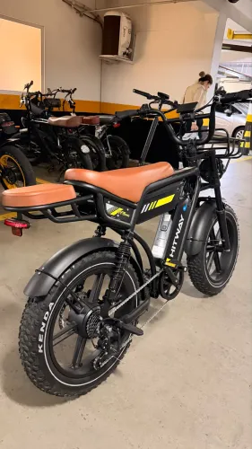 Bike Elétrica HITWAY HY9S PRO 1000W | Até 90km | Freio Hidráulico | 2 Bater