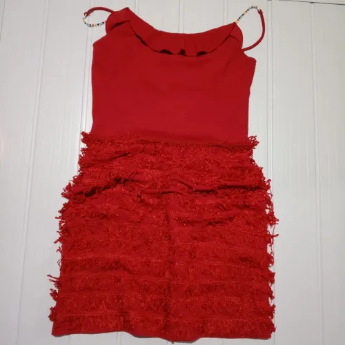 Vestido de renda bordado vestido feminino vestido vermelho vestido longo