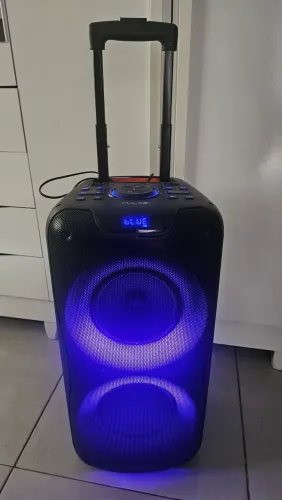 Caixa De Som Bluetooth Led Pulsebox Trolley Sp505 - 800w