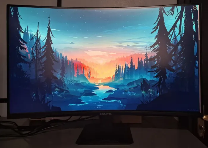 Monitor Gamer Gigabyte 32Pol Quad HD 165Hz Curvo
