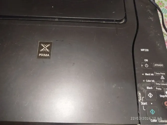 Impressora Canon PIXMA MP230 - Para Retirada de Peças ou Conserto