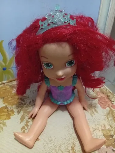 Boneca Ariel Pequena Sereia Original Disney - Jakks Pacific