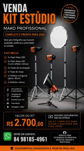 Estudio Fotográfico completo