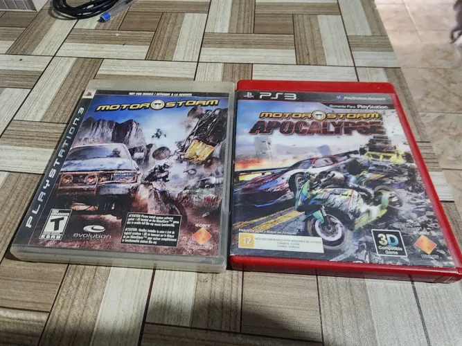 Par jogos motor storm , e Apocalipse 