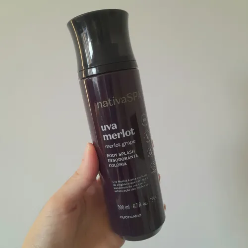 Body Splash Nativa Spa Uva Merlot