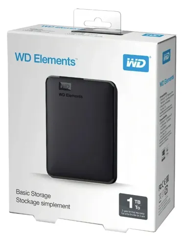 HD Externo 1TB WD Elements