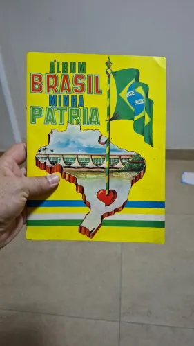 Album figurinhas brasil minha pátria 
