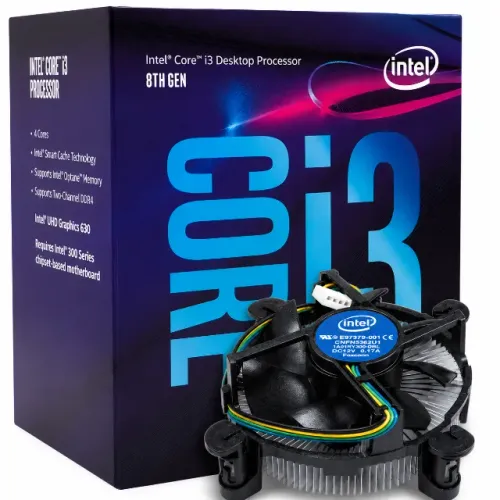 Processador Gamer Intel Core I3-8100 Com Cooler E Pasta