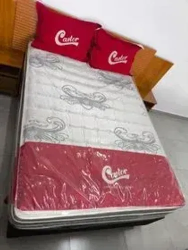 Conjunto Box de Casal Queen Star Híbrido 1,58x1,98x32cm - (Entregamos)!!!