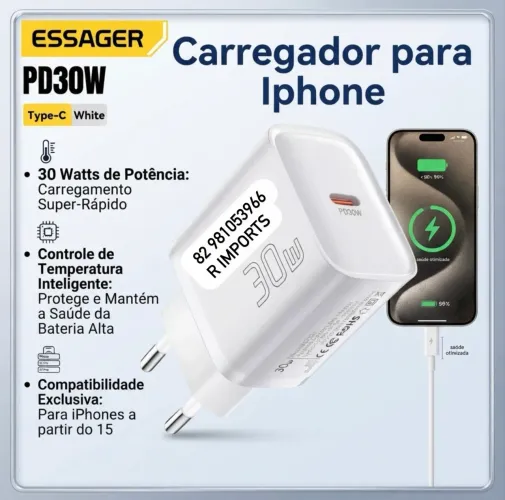 Carregador Original Para IPhone