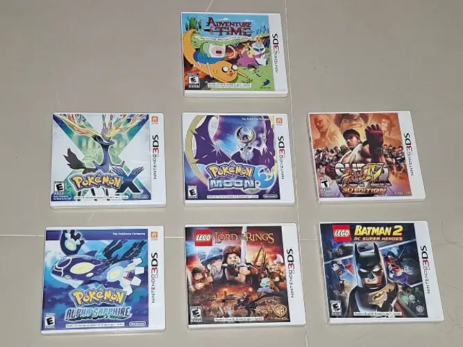 Kit Jogos de Nintendo DS e Nintendo 3DS (Negociável)