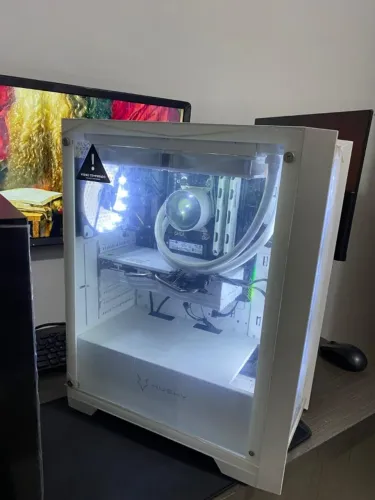Promoção CPu Gamer AMD Ryzen 5500 16GB Water Cooler NVMe Win 11 Radeon Funders Rx 5700xt